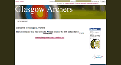 Desktop Screenshot of glasgowarchers.co.uk